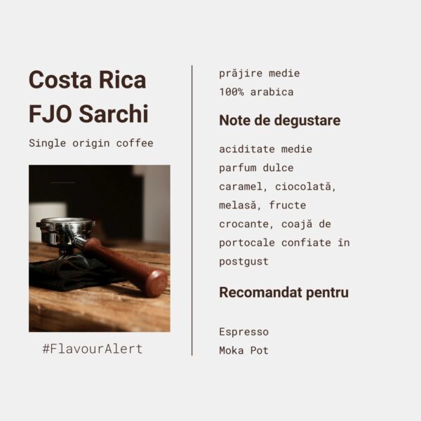 Cafea Single Origin Costa Rica FJO Sarchi SHB